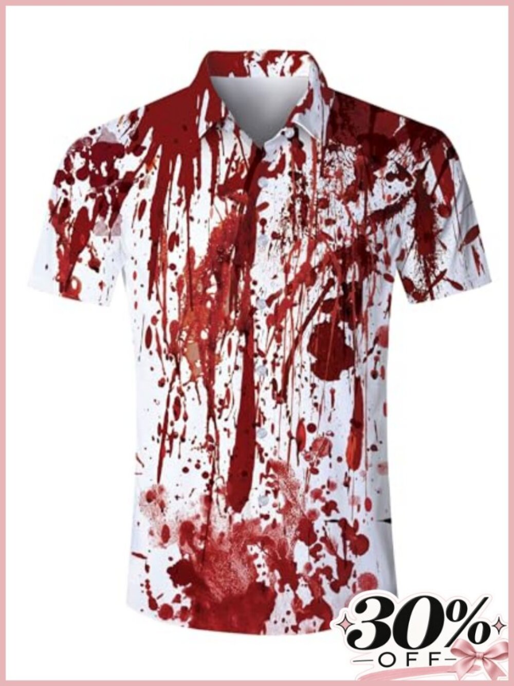 Men's Hawaiian Button Down Shirt Short Sleeve Novelty Graphic Summer Top